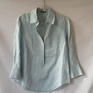 Linen J. CREW Blouse
